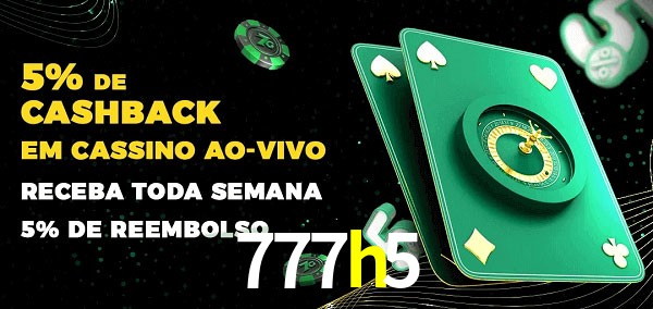 Promoções do cassino ao Vivo 777h5